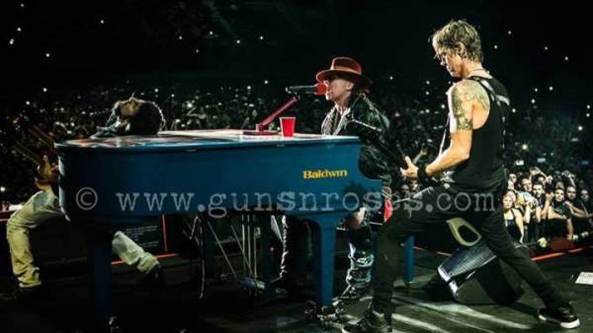 Guns N' Roses Plays Buenos Aires With Duff McKagan On Bass