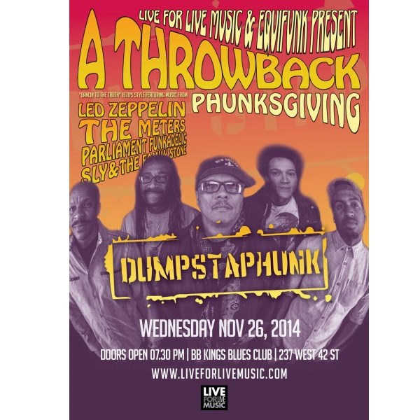 Dumpstaphunk Adds Led Zeppelin Tribute For Phunksgiving