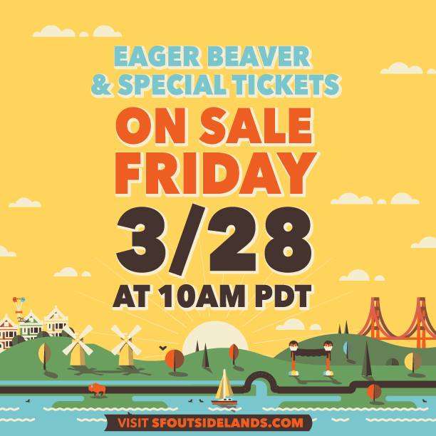 Outside Lands Eager Beaver Tickets On Sale Friday