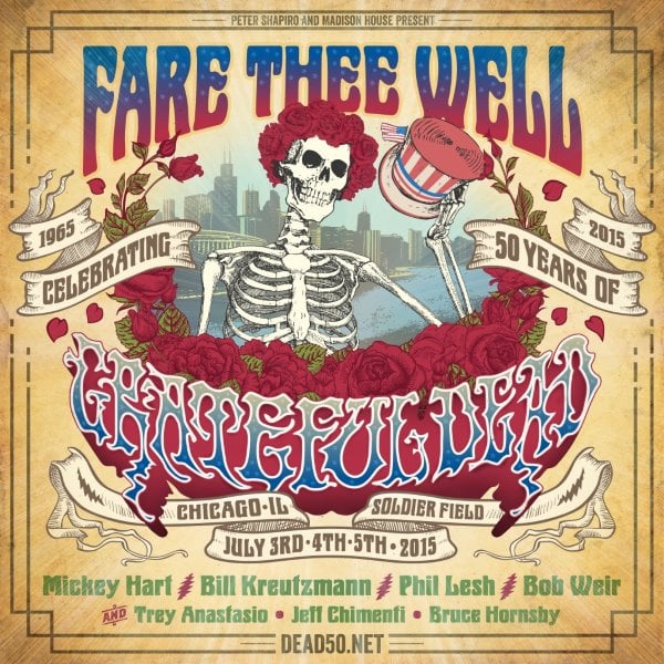 Fare Thee Well Grateful Dead 50 Tickets Sell Out In An Hour