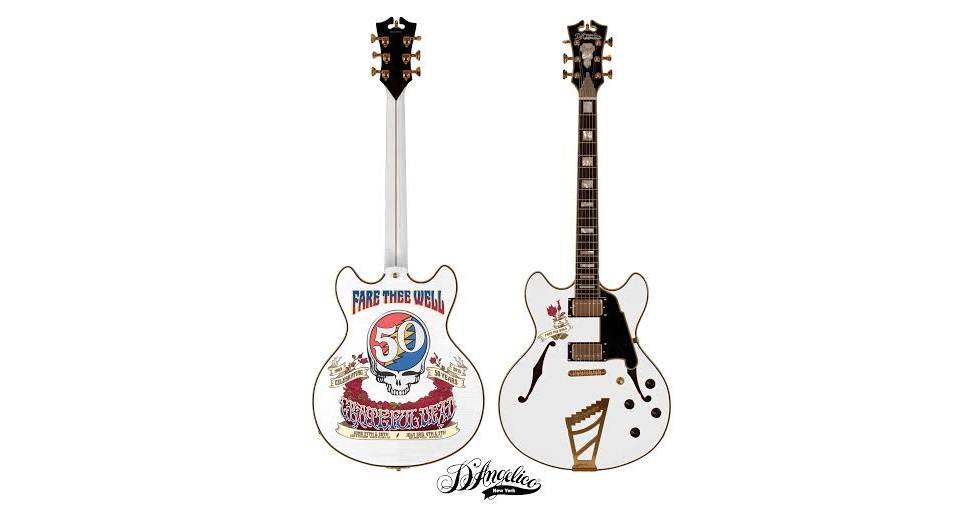 HeadCount Details Fare Thee Well Signed Guitar Auction