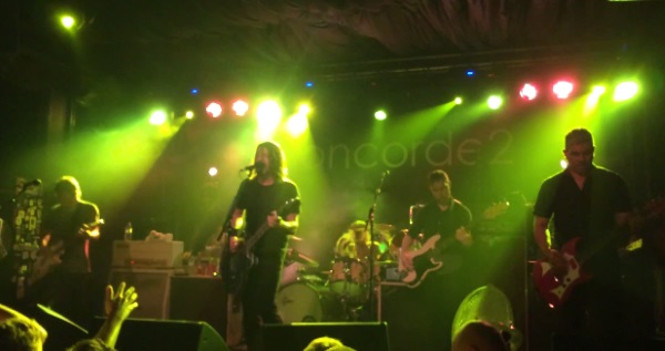 Foo Fighters Perform With Tribute Singer In Brighton