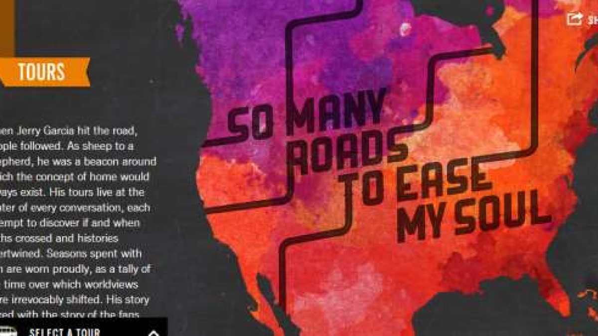 New And Innovative Jerry Garcia Website Launched
