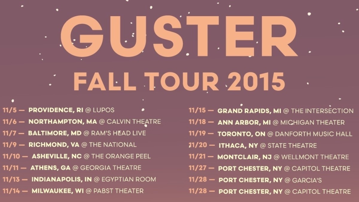 Tour Dates | Guster Announces Fall Tour