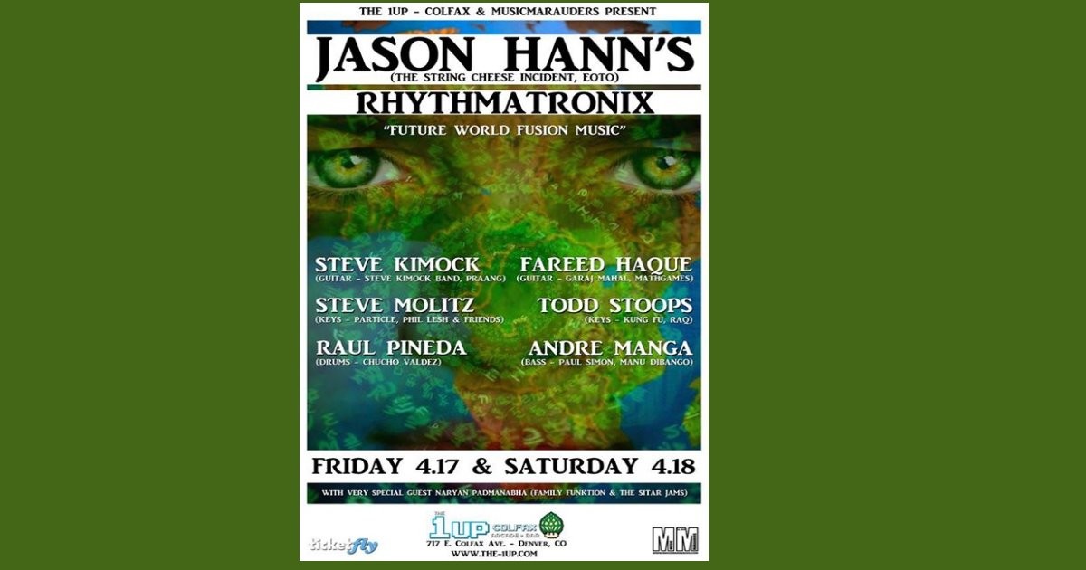 Jason Hanns Rhythmatronix Features All-Star Lineup