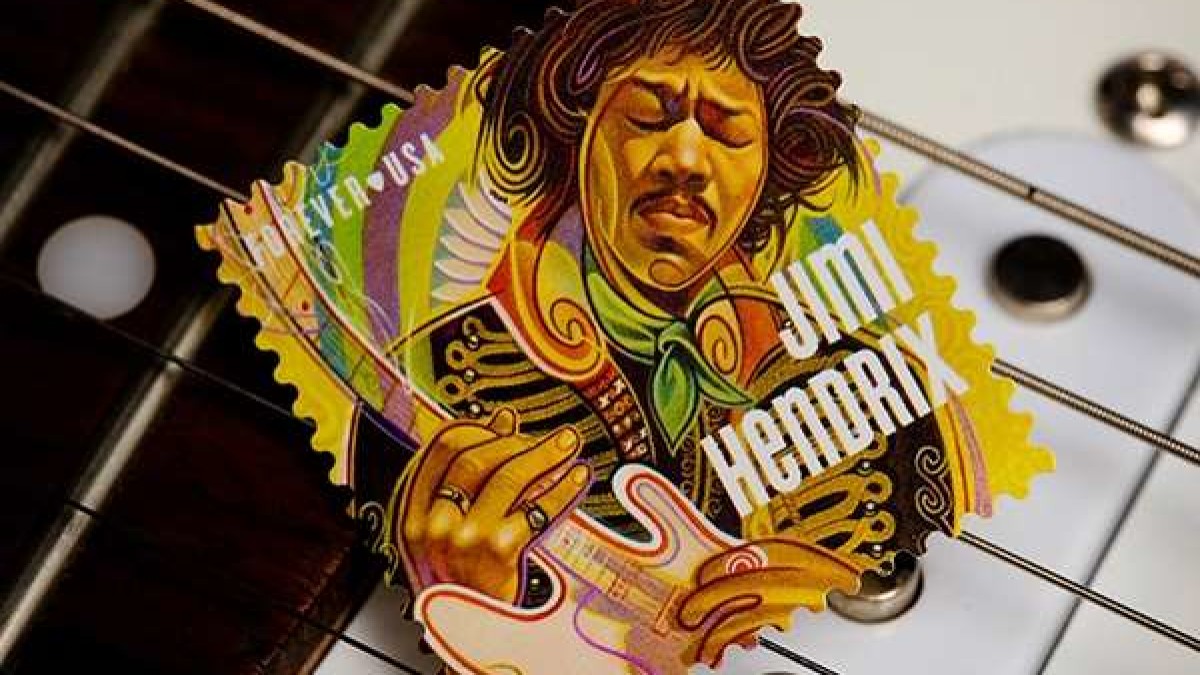 United States Postal Service Unveils Jimi Hendrix Stamp