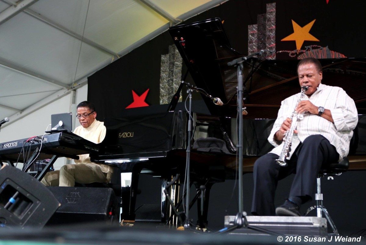 Herbie Hancock & Wayne Shorter At Jazz Fest