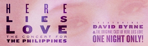 David Byrne Announces Here Lies Love Benefit For Philippines