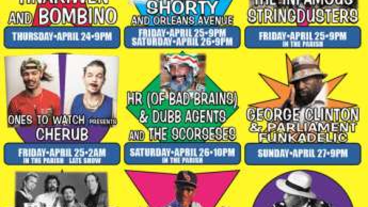 New Orleans House Of Blues Jazz Fest Lineup