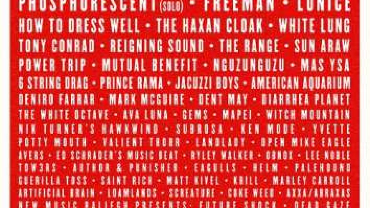 Hopscotch Music Festival 2014 Partial Lineup