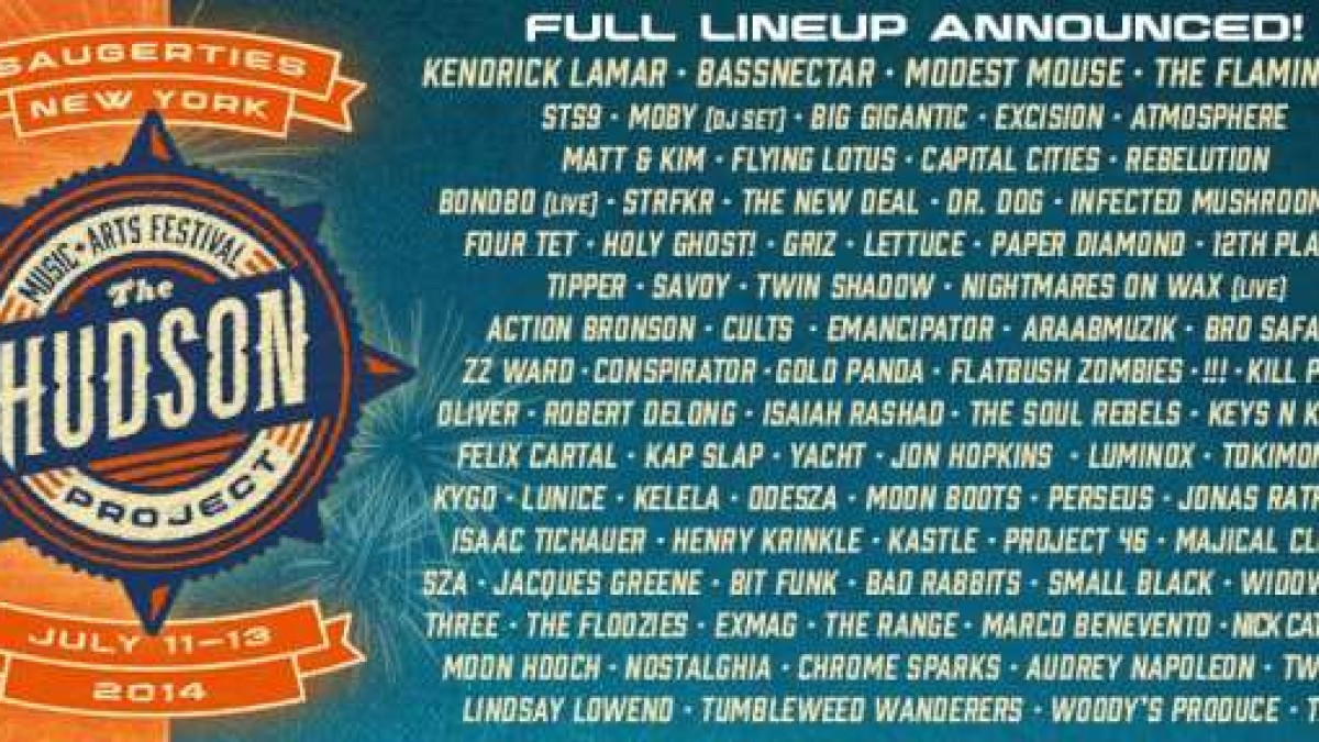 The Hudson Project Reveals Full Lineup