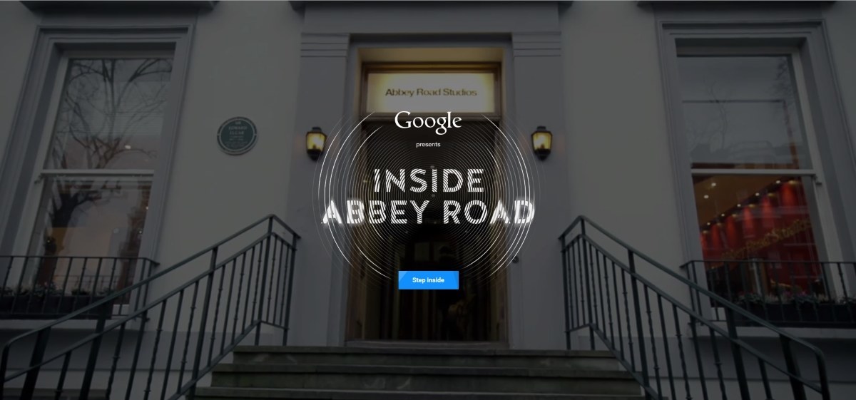 Google Develops Abbey Road Studios Virtual Tour