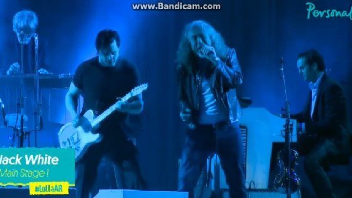 Robert Plant Guests With Jack White In Argentina