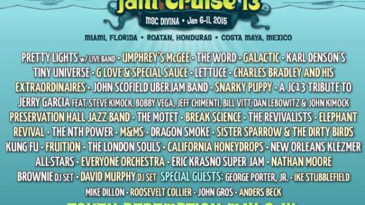 Jam Cruise 13 Initial Lineup Revealed