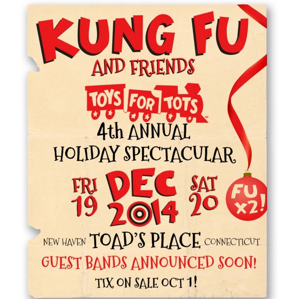 Kung Fu Announces Toys For Tots Holiday Spectacular