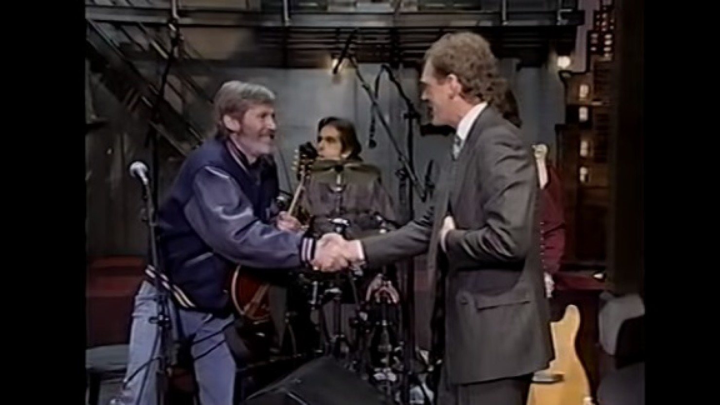 Letterman Music Files Levon Helm & The Band On The Late Show
