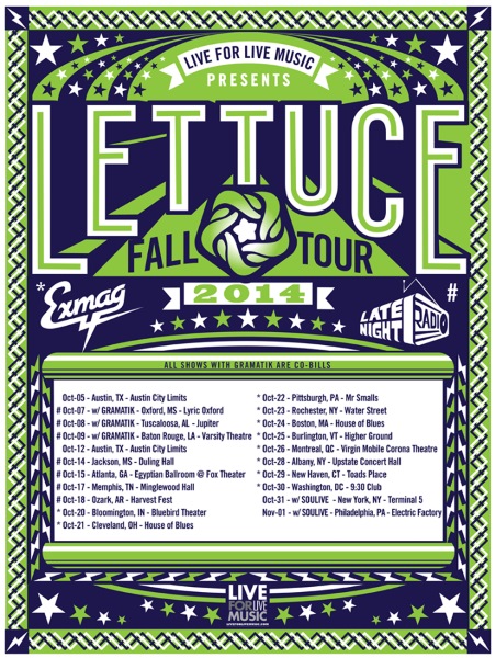 Tour Dates | Lettuce Fall Tour