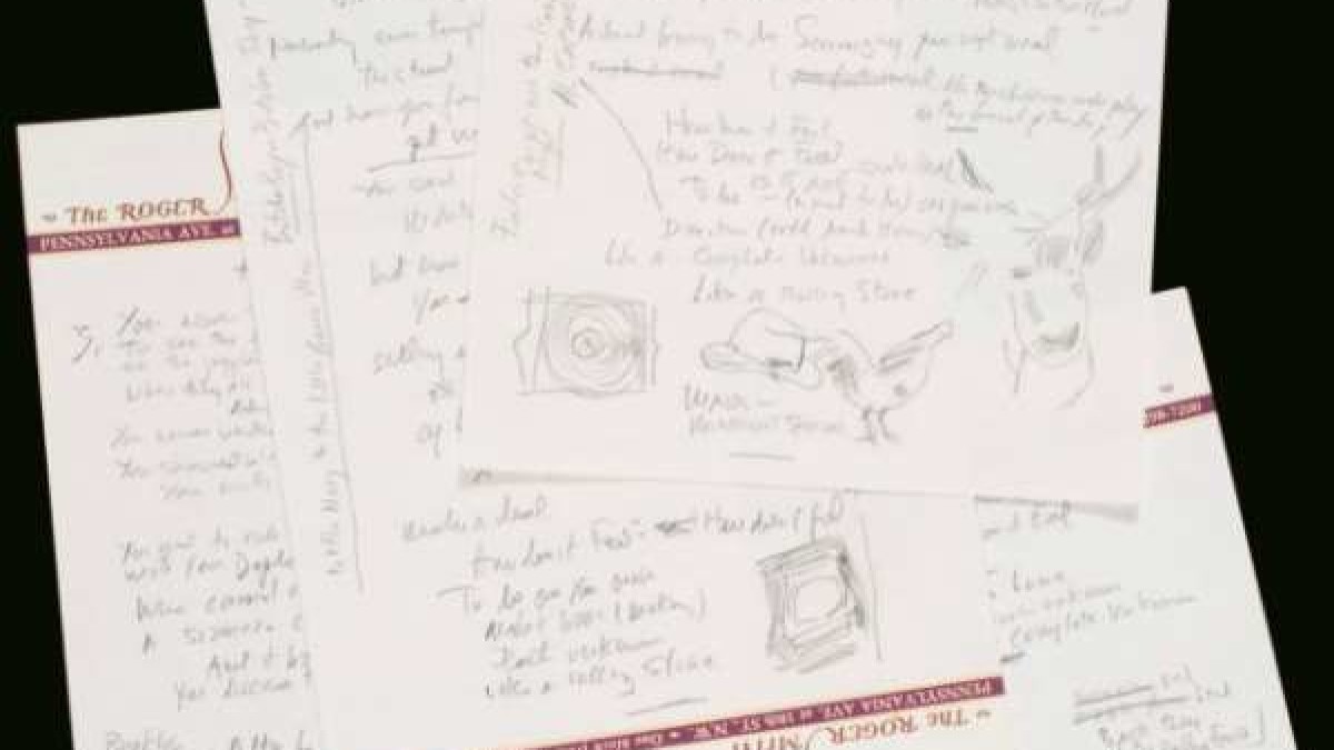 Like A Rolling Stone Draft Scores Hefty Haul At Auction