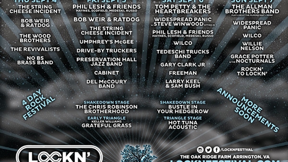 Lockn' To Host Only Furthur Performance Of Summer