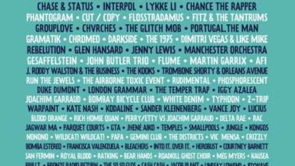 Lollapalooza 2014 Lineup | Outkast, Eminem, King Of Leon