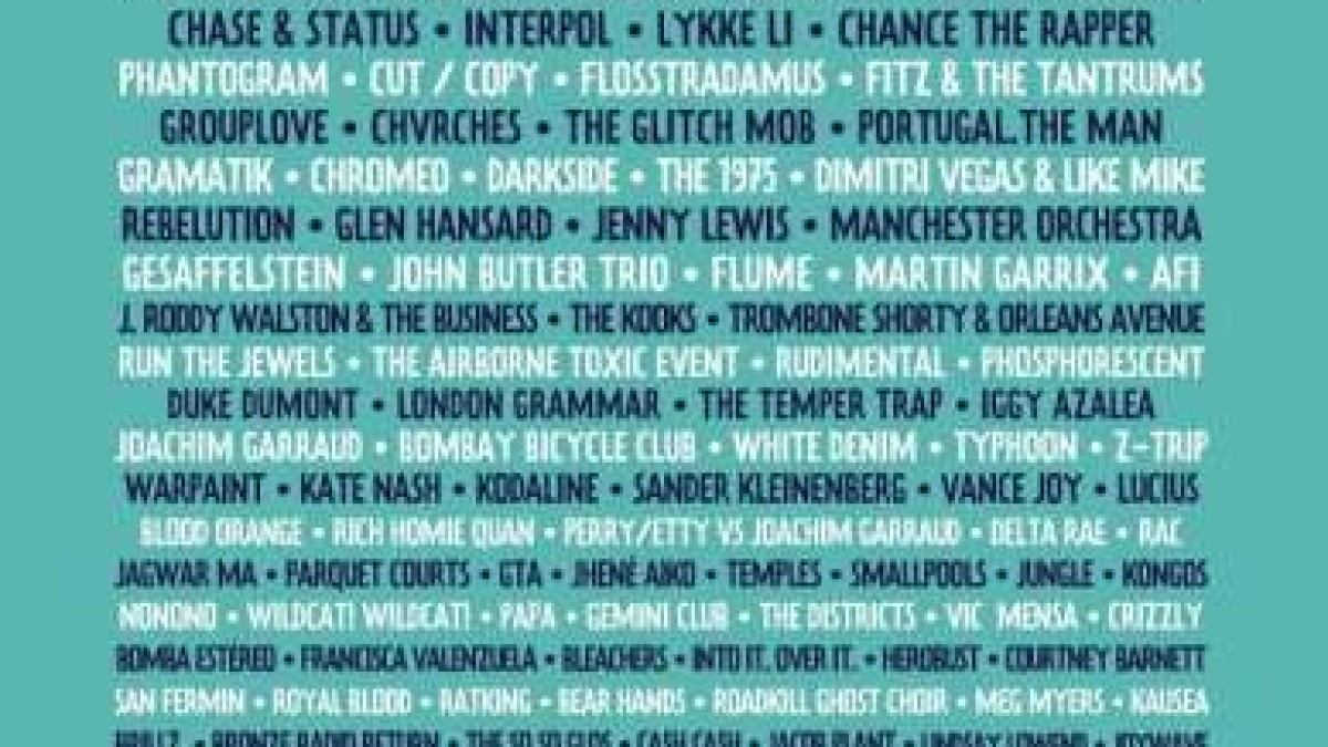 Couch Tour Alert | Lollapalooza Webcast Schedule