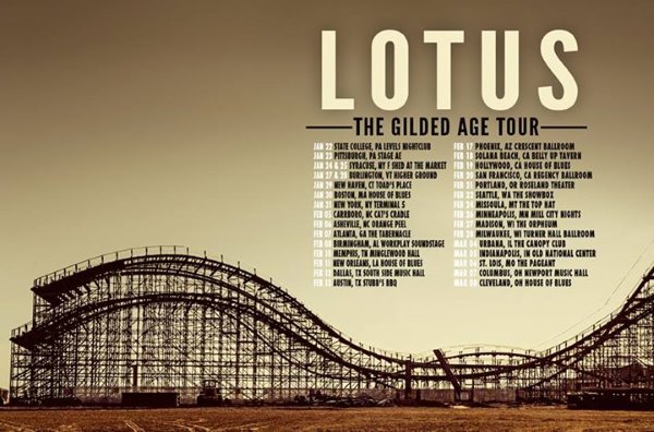 Tour Dates | Lotus Announces 32 Shows In 23 States