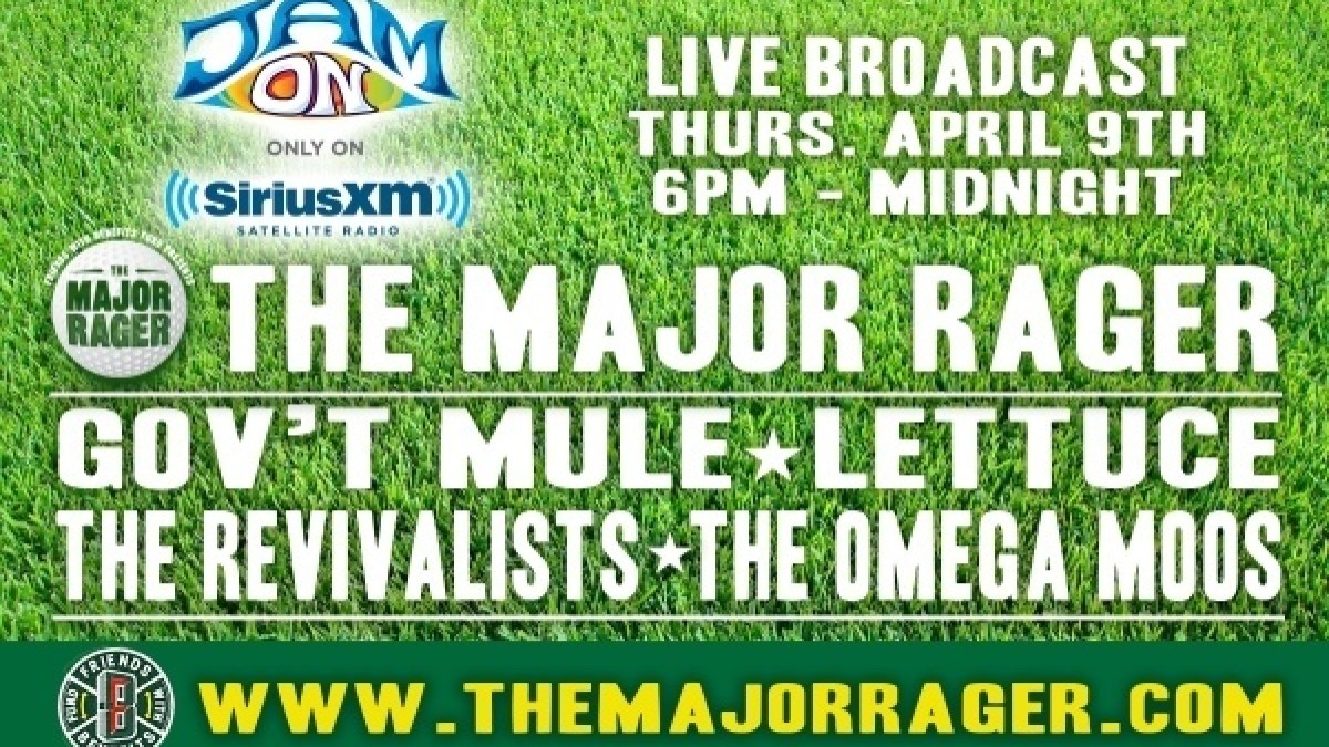 Couch Tour Alert | SiriusXM Jam On To Broadcast Major Rager