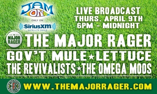 Couch Tour Alert | SiriusXM Jam On To Broadcast Major Rager