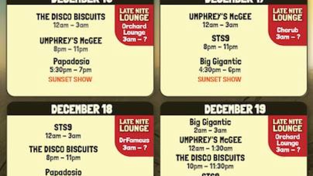 Mayan Holidaze | Artist Additions And More Rooms Available