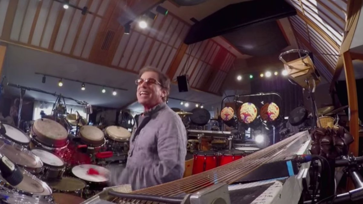 Mickey Hart Drums Along With Fan-Made Playing In The Band