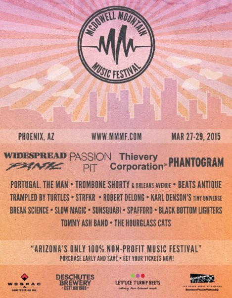 McDowell Mountain Music Festival 2015 Lineup Announcement