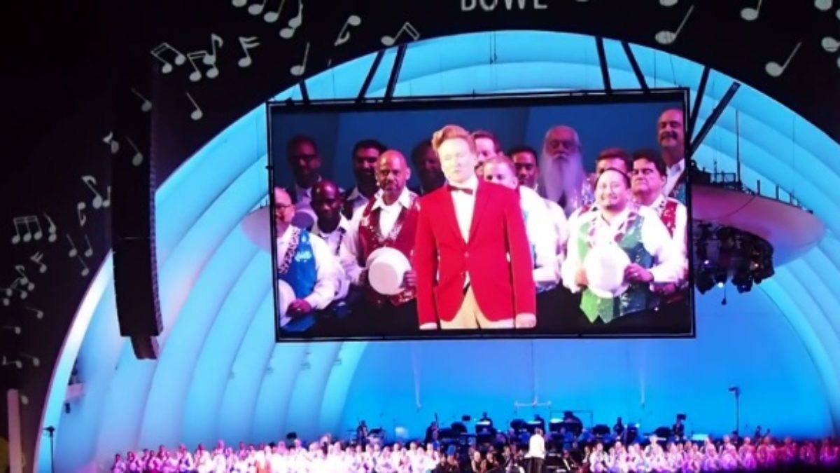 Video | Conan OBrien Leads Simpsons Monorail Song