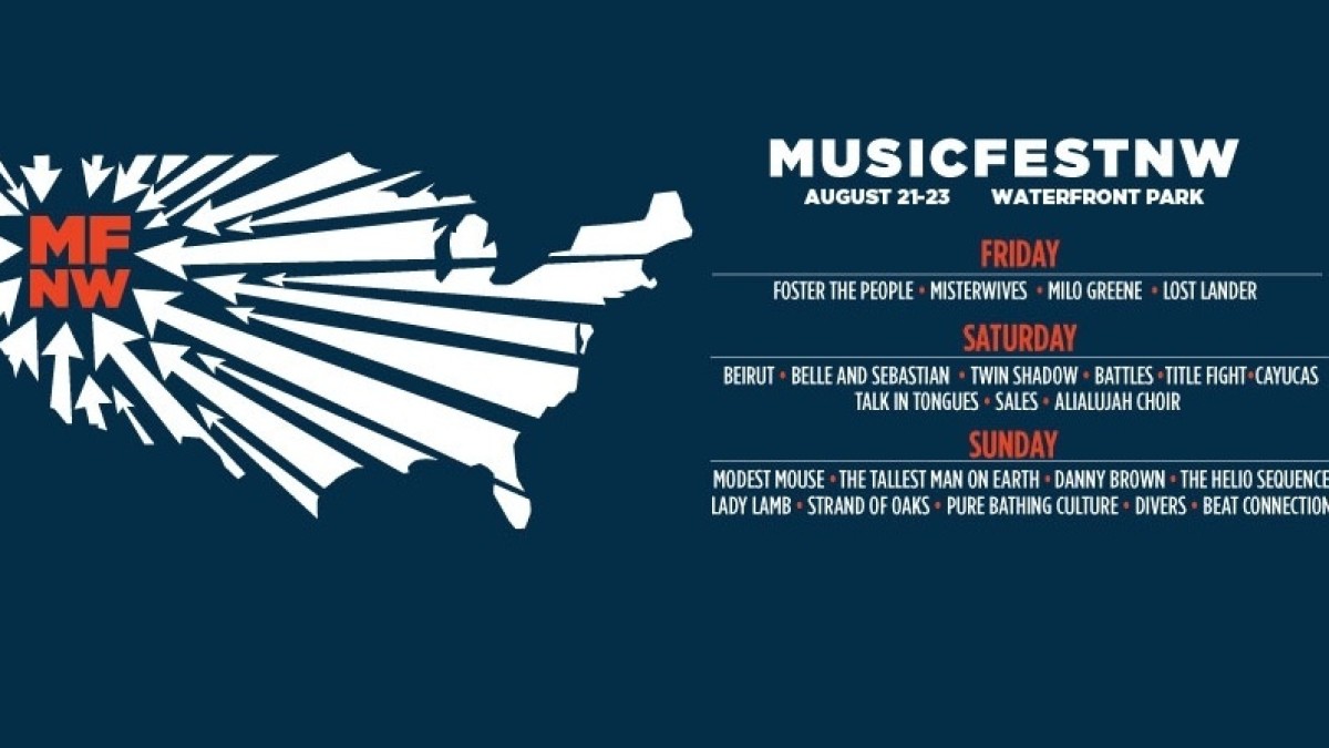 MusicfestNW Announces 2015 Lineup
