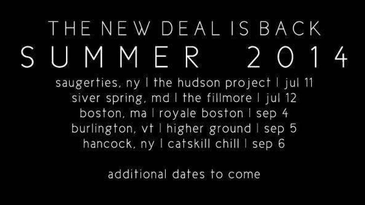 The New Deal Announces More Summer Shows
