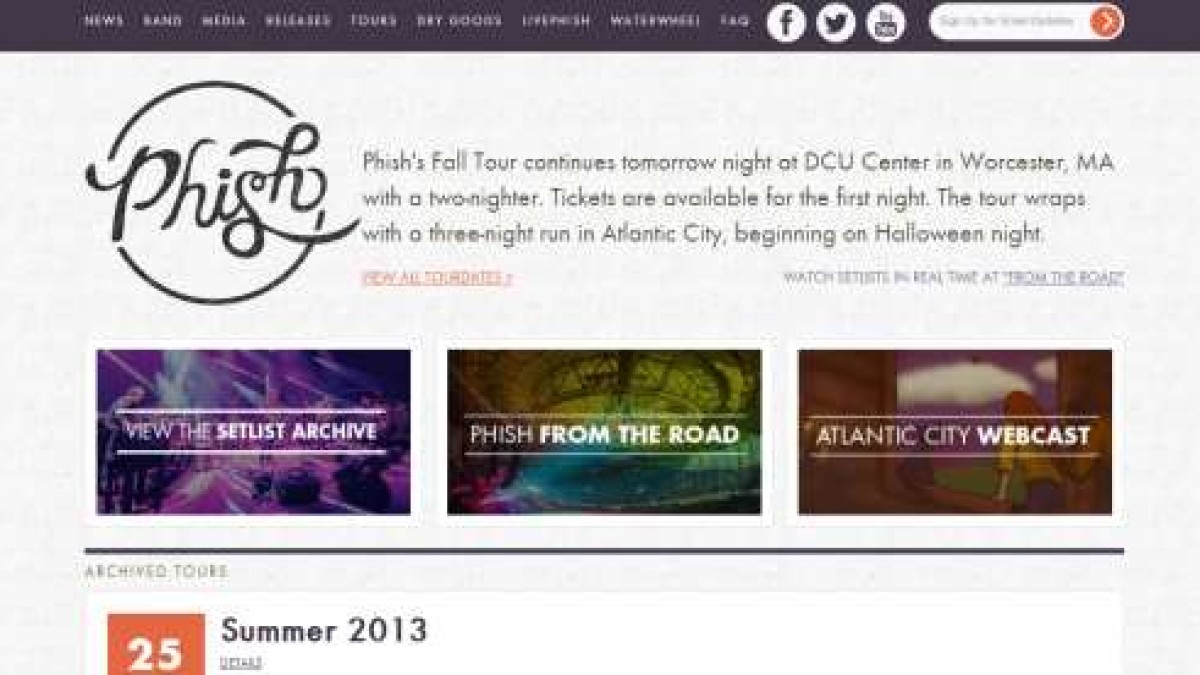Phish Unveils New Website And Hampton Tweezer Video