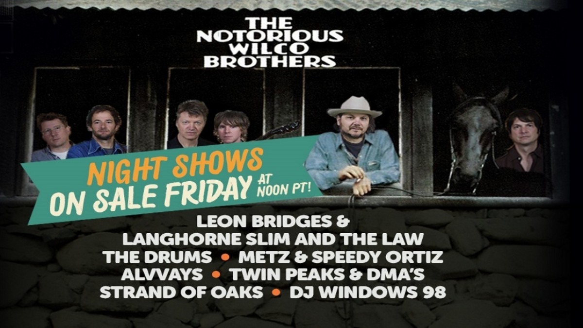 Notorious Wilco Brothers Among Outside Lands Night Shows