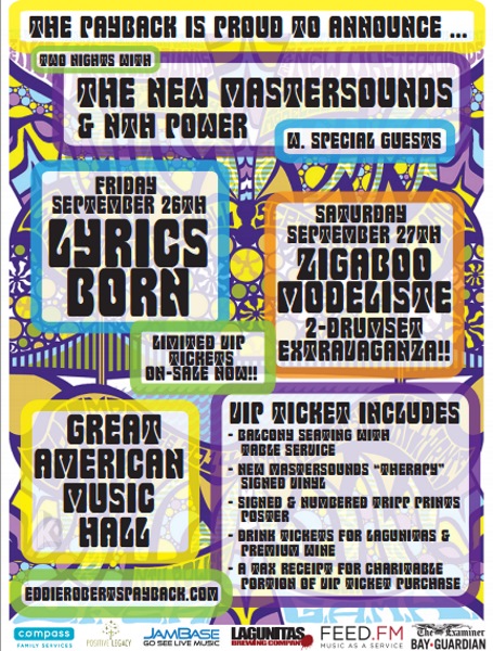 Lyrics Born & Zigaboo Modeliste To Guest At The Payback