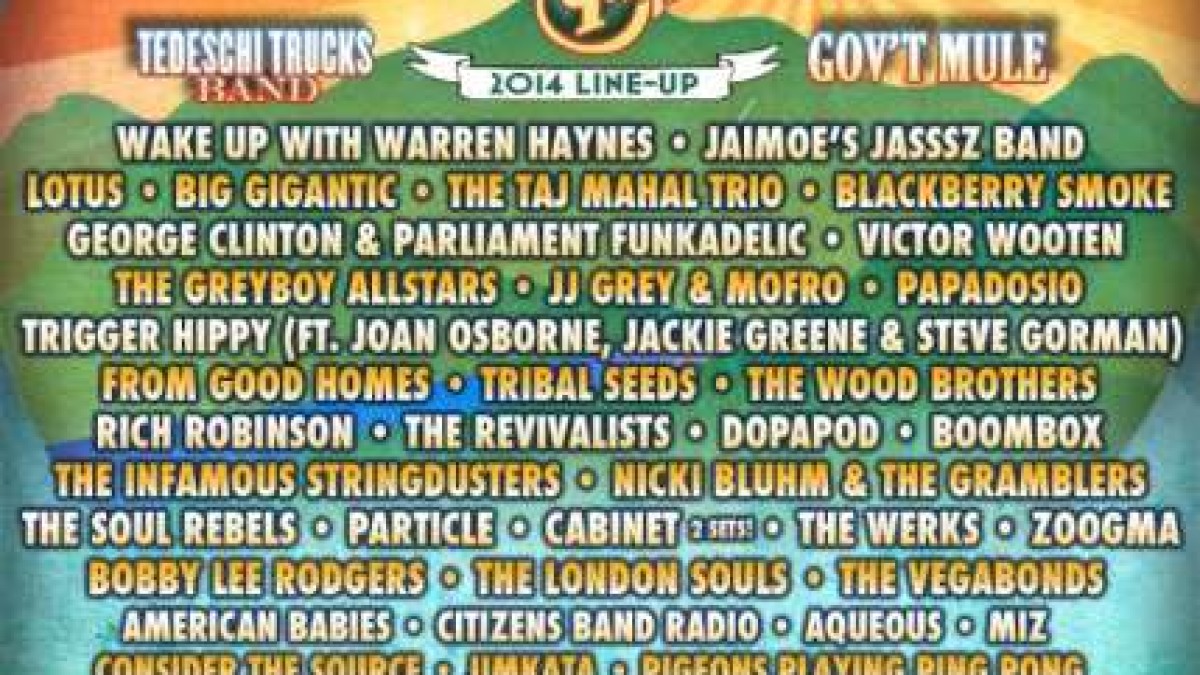 Peach Music Festival Announces Third Phase Of 2014 Lineup
