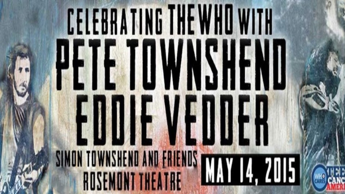 Pete Townshend & Eddie Vedder To Perform At The Who Tribute