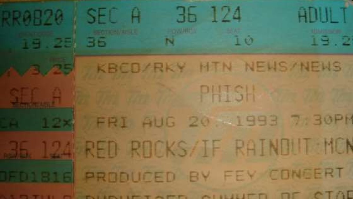 Twenty Years Later: Phish Makes Red Rocks Debut