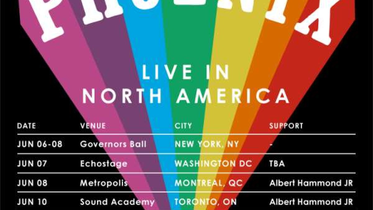 Phoenix Announces Brief North American Tour