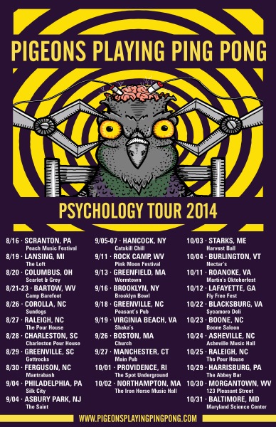 Tour Dates | Pigeons Playing Ping Pong Fall Tour