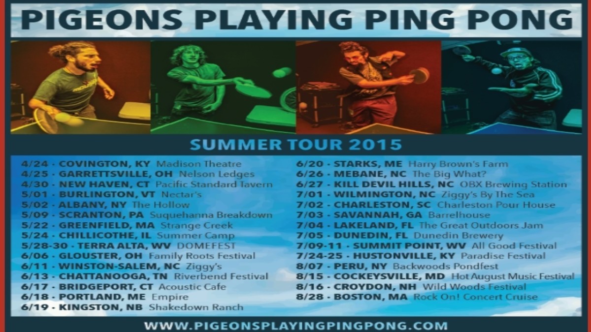 Tour Dates | Pigeons Playing Ping Pong Summer Tour