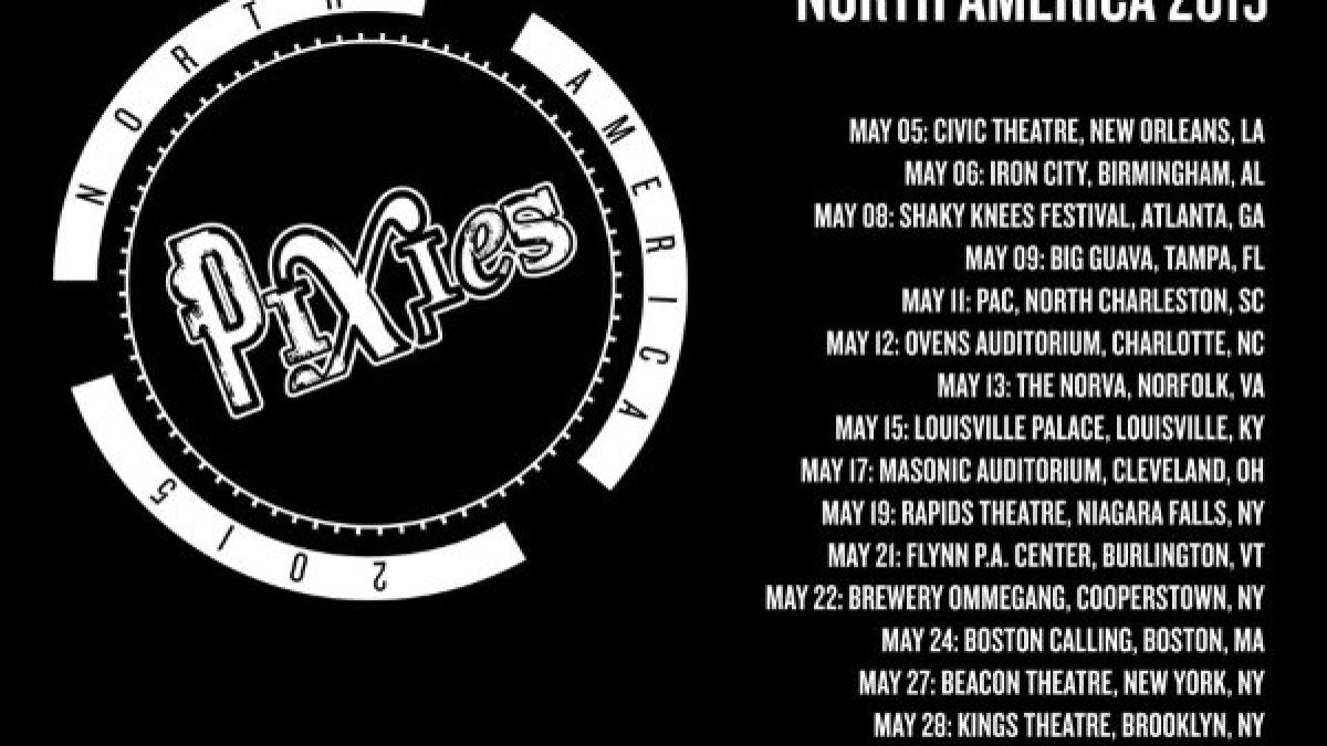 Tour Dates | Pixies North American Tour 2015