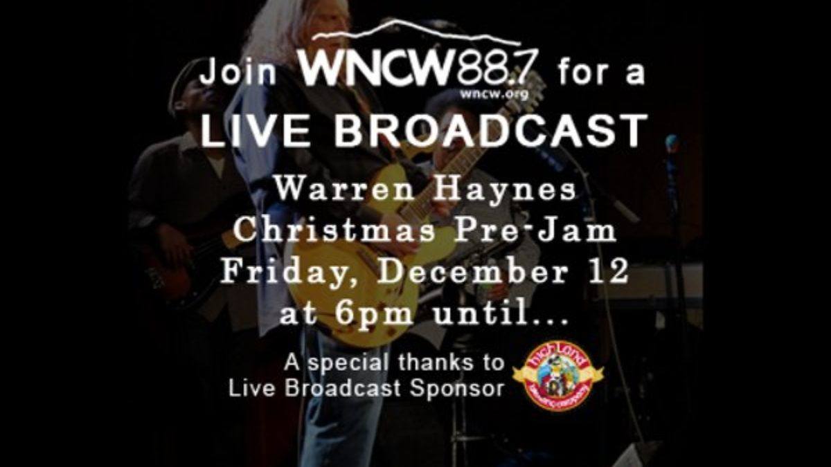 Warren Haynes Christmas Pre-Jam Radio Broadcast