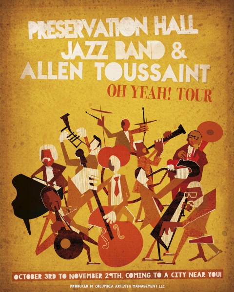 Tour Dates | Allen Toussaint & Preservation Hall Jazz Band