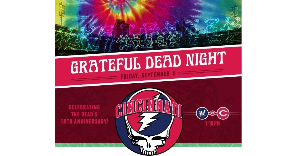 Cincinnati Reds To Host Grateful Dead Night