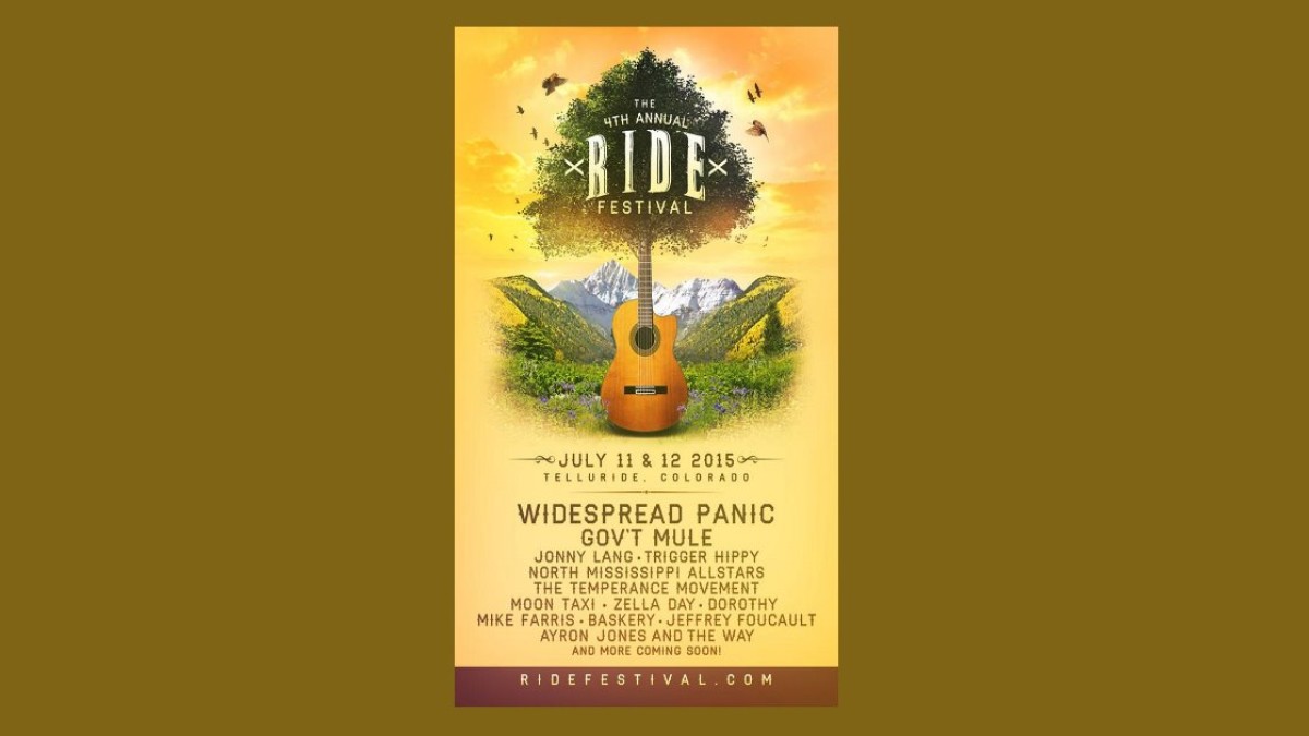 The RIDE Festival 2015 Lineup Announcement