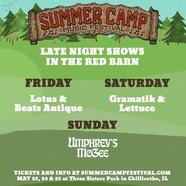 Summer Camp Announces 2014 Late Night Shows