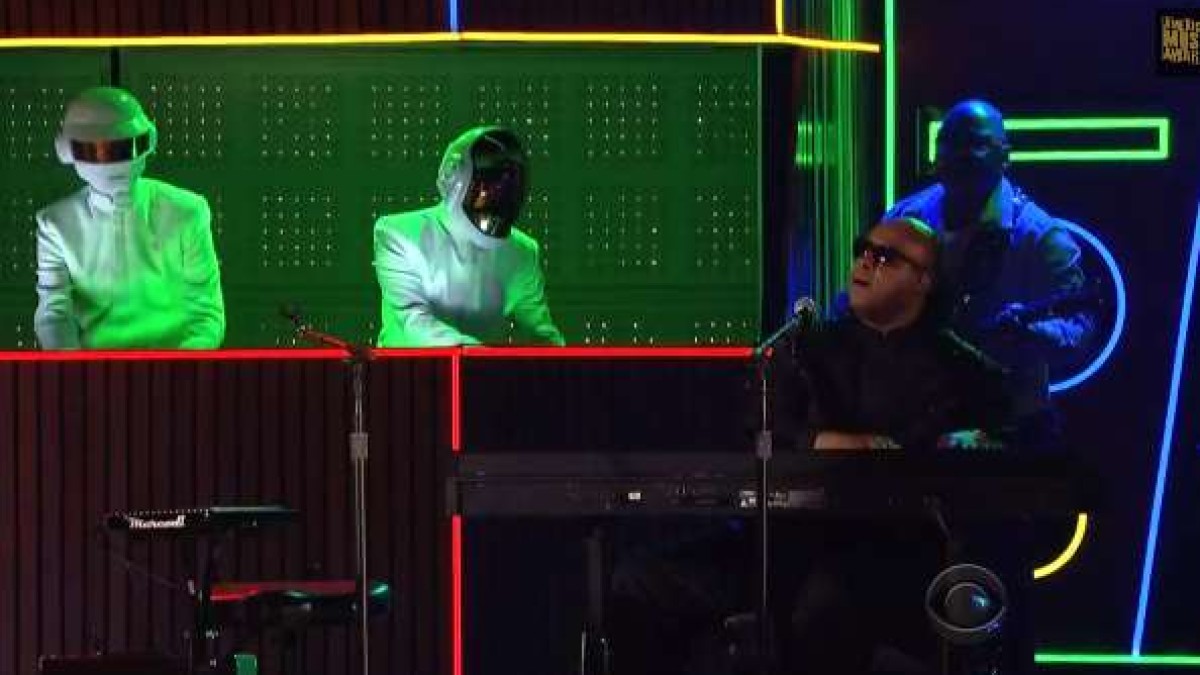 Video | Daft Punk Rehearse Get Lucky With Stevie & More